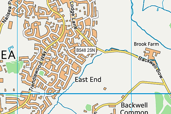 BS48 2SN map - OS VectorMap District (Ordnance Survey)