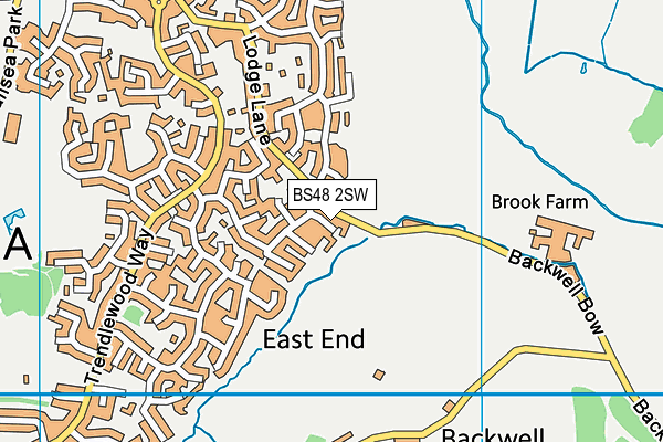 BS48 2SW map - OS VectorMap District (Ordnance Survey)