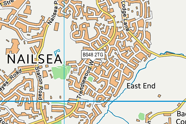 BS48 2TG map - OS VectorMap District (Ordnance Survey)