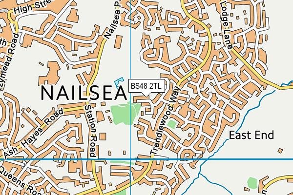BS48 2TL map - OS VectorMap District (Ordnance Survey)