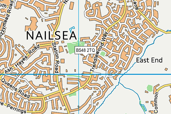 BS48 2TQ map - OS VectorMap District (Ordnance Survey)