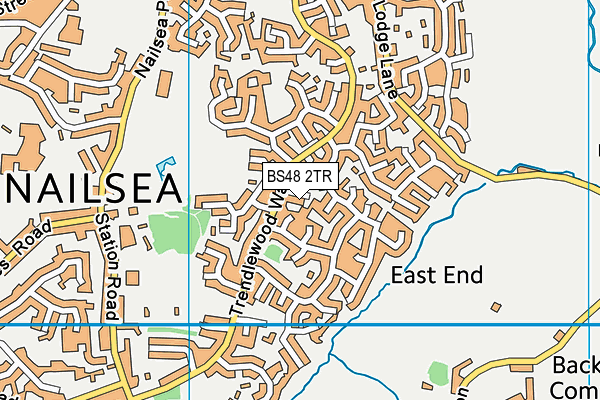 BS48 2TR map - OS VectorMap District (Ordnance Survey)