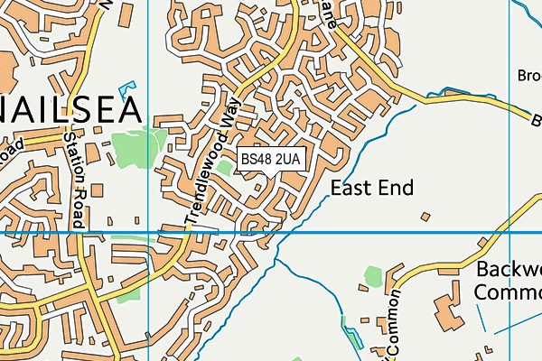 BS48 2UA map - OS VectorMap District (Ordnance Survey)