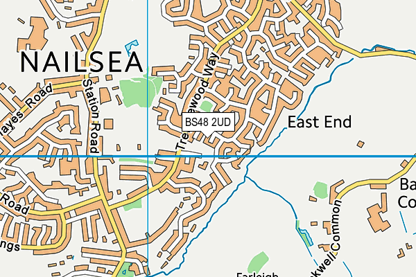 BS48 2UD map - OS VectorMap District (Ordnance Survey)