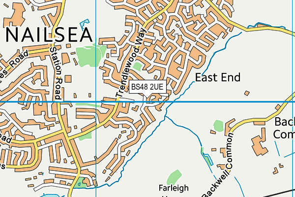 BS48 2UE map - OS VectorMap District (Ordnance Survey)