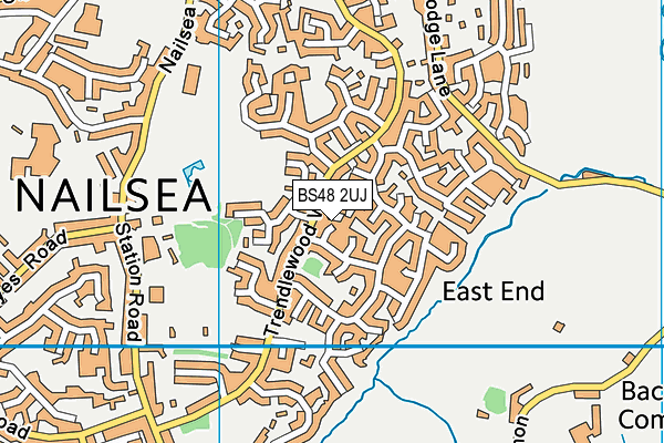 BS48 2UJ map - OS VectorMap District (Ordnance Survey)
