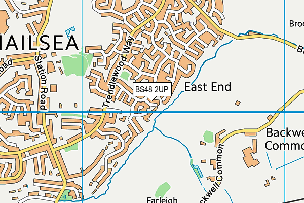 BS48 2UP map - OS VectorMap District (Ordnance Survey)