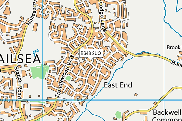 BS48 2UQ map - OS VectorMap District (Ordnance Survey)