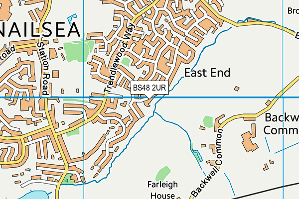BS48 2UR map - OS VectorMap District (Ordnance Survey)