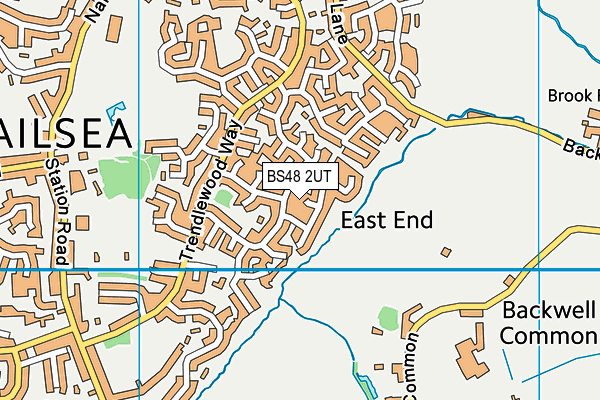 BS48 2UT map - OS VectorMap District (Ordnance Survey)