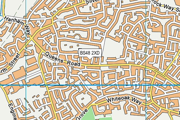 BS48 2XD map - OS VectorMap District (Ordnance Survey)