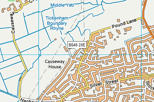 BS48 2XE map - OS VectorMap District (Ordnance Survey)