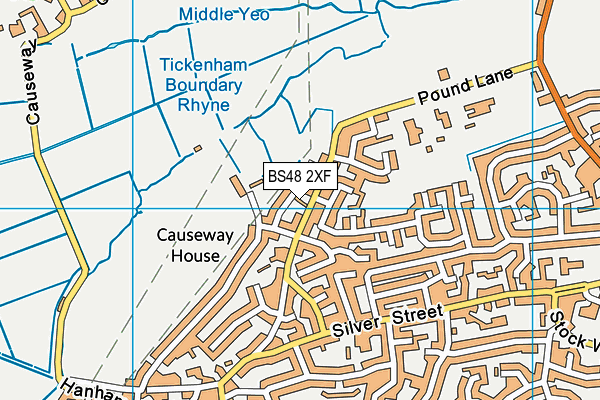 BS48 2XF map - OS VectorMap District (Ordnance Survey)