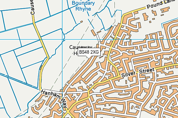 BS48 2XG map - OS VectorMap District (Ordnance Survey)