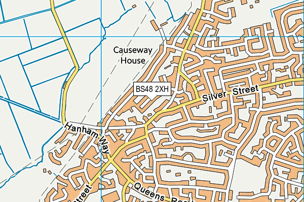 BS48 2XH map - OS VectorMap District (Ordnance Survey)
