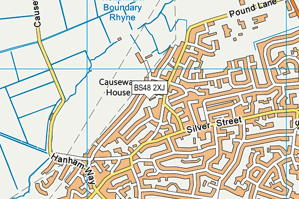 BS48 2XJ map - OS VectorMap District (Ordnance Survey)