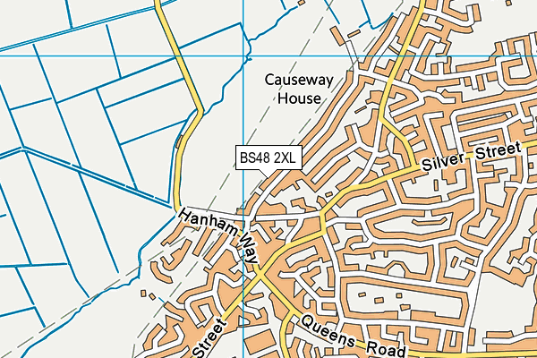 BS48 2XL map - OS VectorMap District (Ordnance Survey)