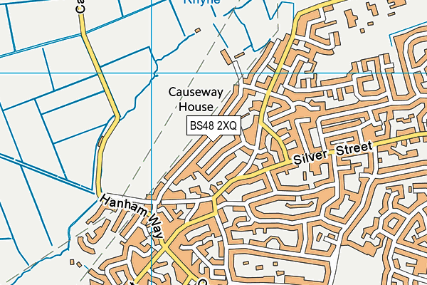 BS48 2XQ map - OS VectorMap District (Ordnance Survey)