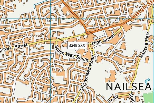 BS48 2XX map - OS VectorMap District (Ordnance Survey)