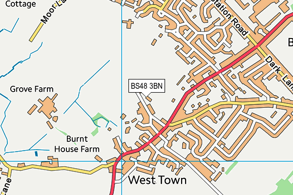 BS48 3BN map - OS VectorMap District (Ordnance Survey)