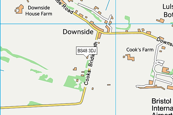 BS48 3DJ map - OS VectorMap District (Ordnance Survey)