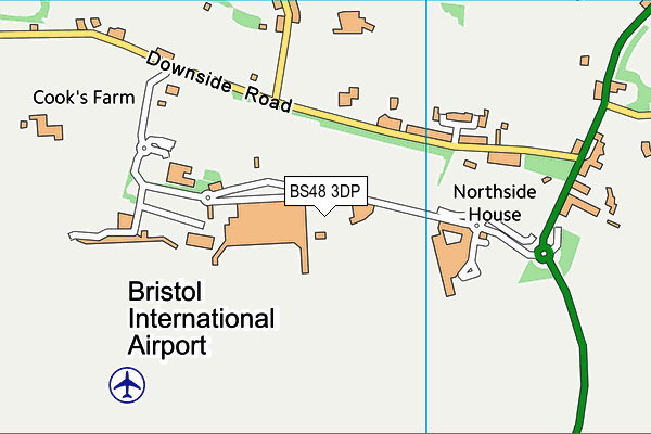 BS48 3DP map - OS VectorMap District (Ordnance Survey)