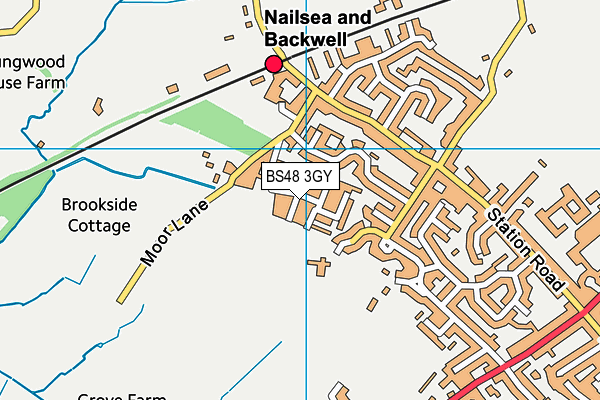 BS48 3GY map - OS VectorMap District (Ordnance Survey)