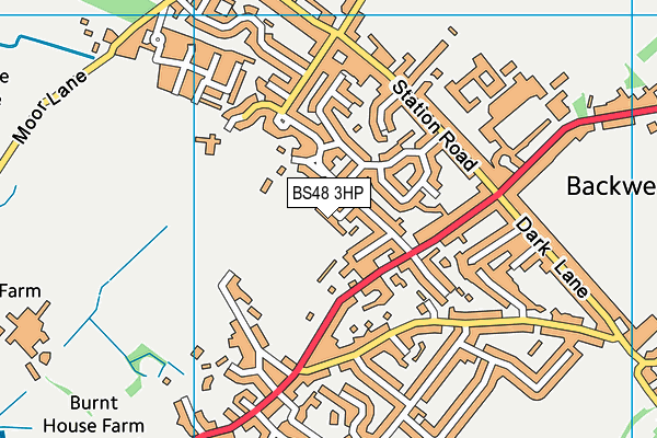 BS48 3HP map - OS VectorMap District (Ordnance Survey)
