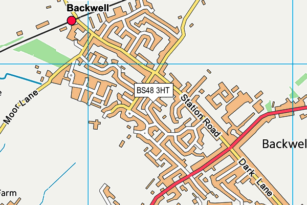 BS48 3HT map - OS VectorMap District (Ordnance Survey)