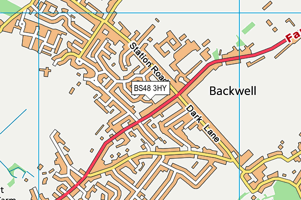 BS48 3HY map - OS VectorMap District (Ordnance Survey)
