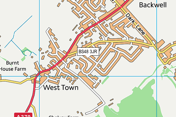 BS48 3JR map - OS VectorMap District (Ordnance Survey)