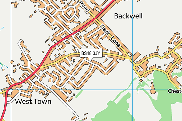 BS48 3JY map - OS VectorMap District (Ordnance Survey)