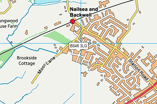 BS48 3LG map - OS VectorMap District (Ordnance Survey)