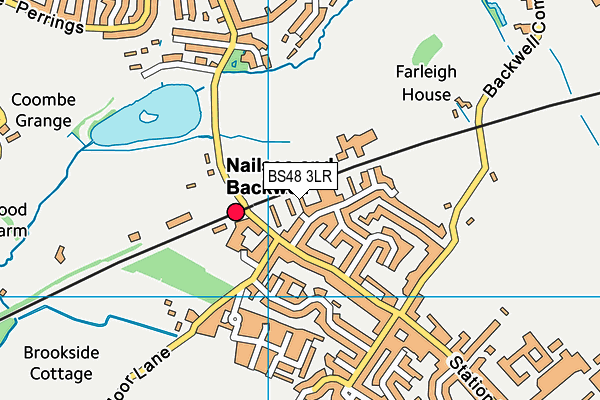 BS48 3LR map - OS VectorMap District (Ordnance Survey)