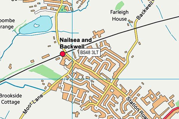 BS48 3LT map - OS VectorMap District (Ordnance Survey)