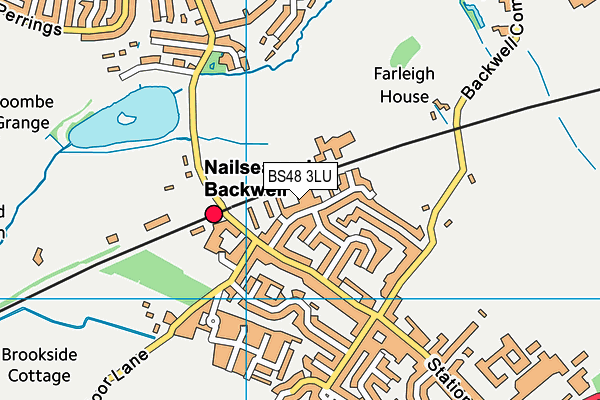 BS48 3LU map - OS VectorMap District (Ordnance Survey)