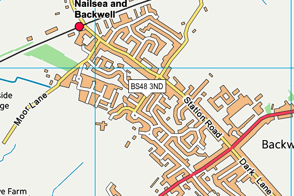 Map of BACKWELL CONSTRUCTION SERVICES LTD at district scale