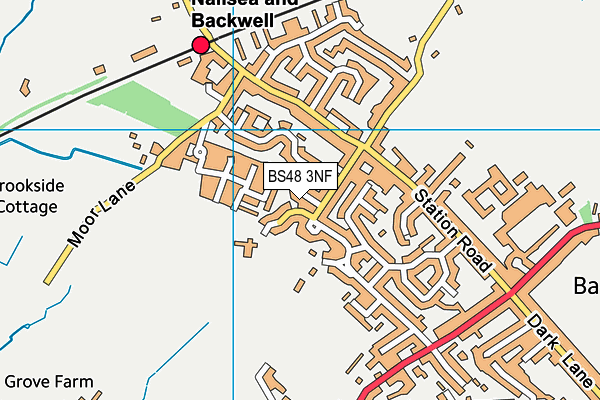 BS48 3NF map - OS VectorMap District (Ordnance Survey)