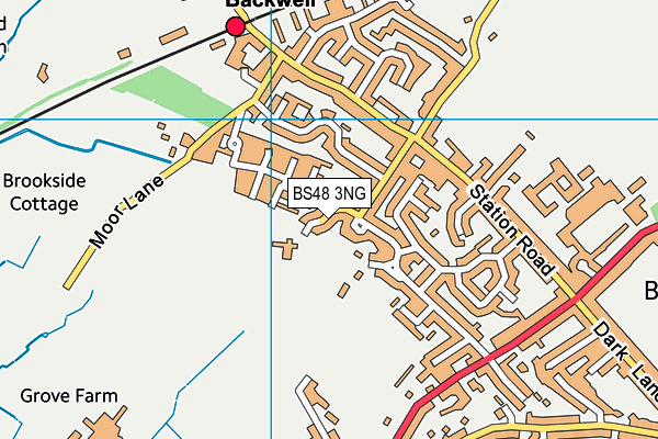 BS48 3NG map - OS VectorMap District (Ordnance Survey)