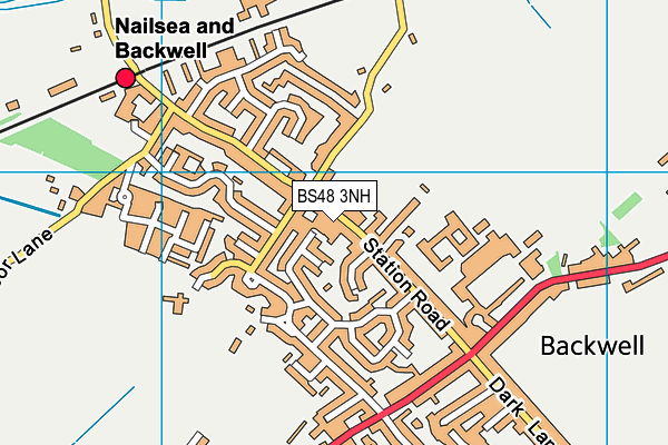 BS48 3NH map - OS VectorMap District (Ordnance Survey)