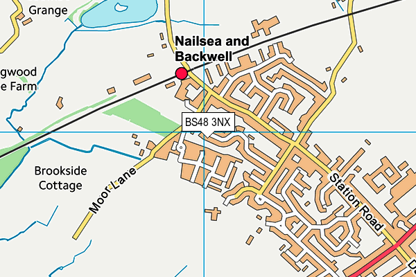 BS48 3NX map - OS VectorMap District (Ordnance Survey)