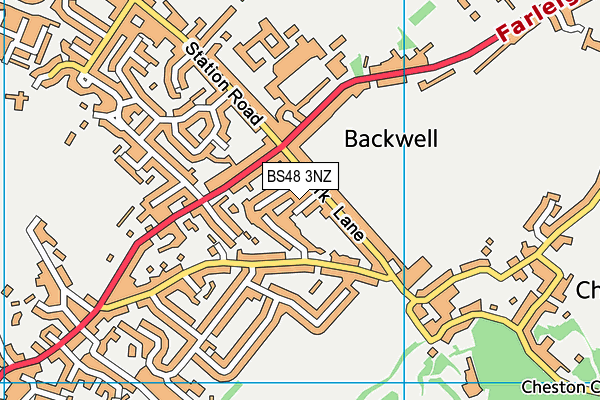 BS48 3NZ map - OS VectorMap District (Ordnance Survey)