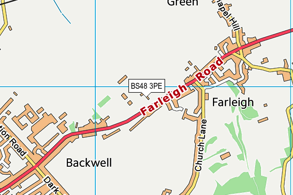 BS48 3PE map - OS VectorMap District (Ordnance Survey)