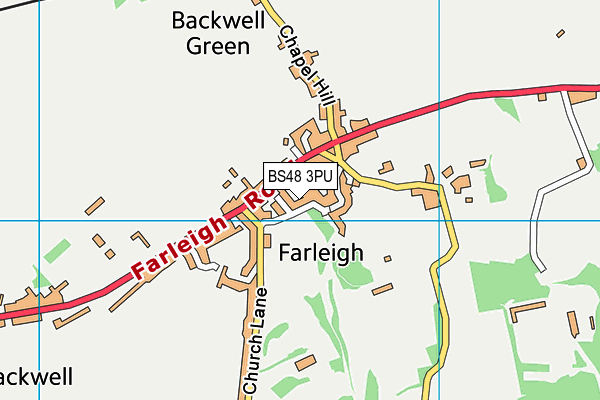 BS48 3PU map - OS VectorMap District (Ordnance Survey)