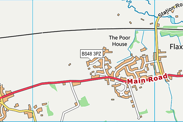 Map of POST OFFICE LANE (FLAX BOURTON) MANAGEMENT COMPANY LIMITED at district scale