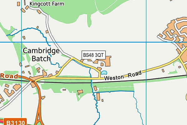 BS48 3QT map - OS VectorMap District (Ordnance Survey)