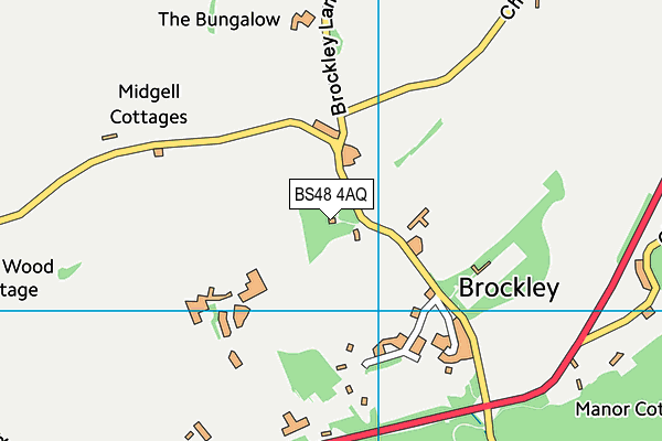 BS48 4AQ map - OS VectorMap District (Ordnance Survey)