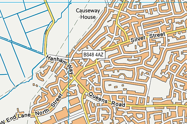 BS48 4AZ map - OS VectorMap District (Ordnance Survey)