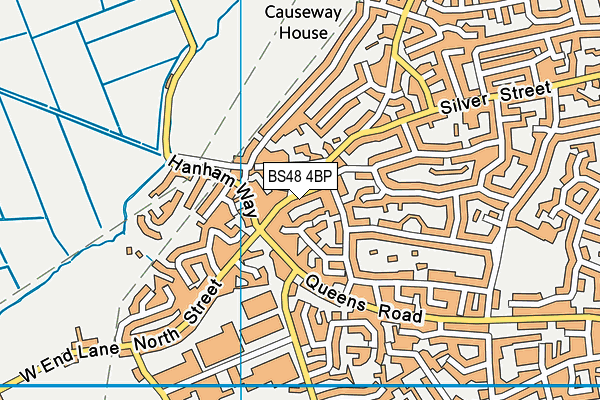 BS48 4BP map - OS VectorMap District (Ordnance Survey)