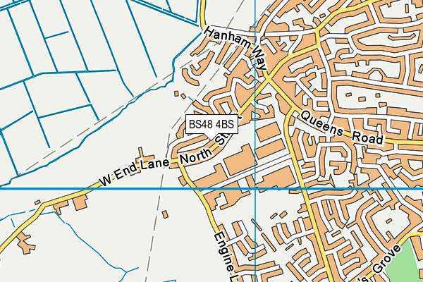 BS48 4BS map - OS VectorMap District (Ordnance Survey)